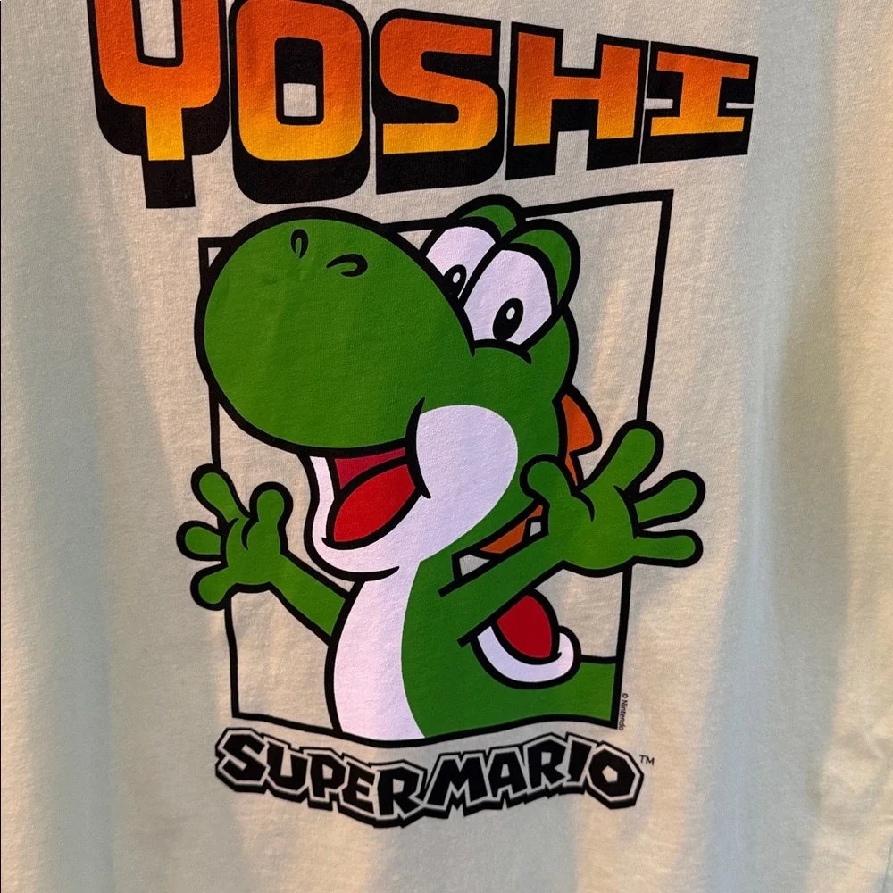 Old Navy Light Green Yoshi Graphic Tee